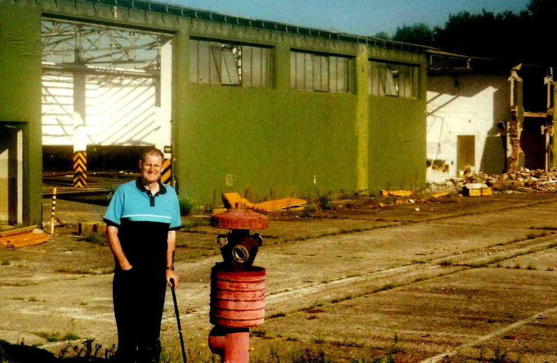 Spud outside the old MT Building